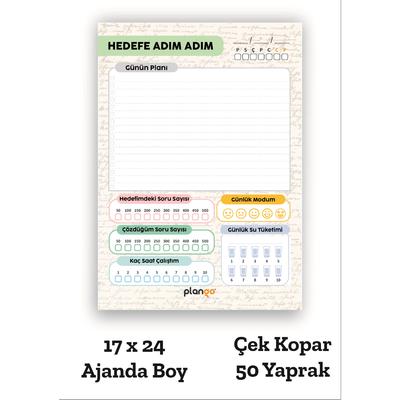 Plango Sınav Planlayıcı Model 1 - Çek Kopar Sınav Planlama Defteri - TYT - AYT - LGS - KPSS - DGS Sı